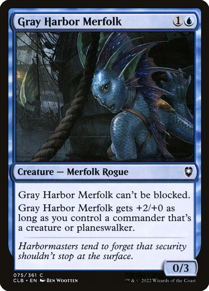 Gray Harbor Merfolk - carta Magic The Gathering