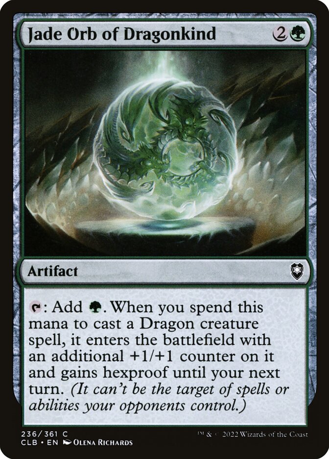 Jade Orb of Dragonkind - carta Magic The Gathering