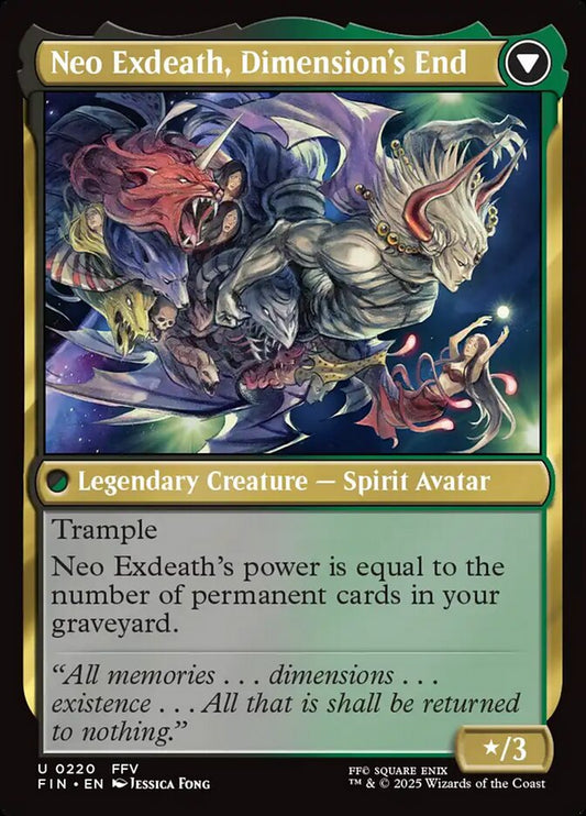 Neo Exdeath, Dimension's End - carta Magic The Gathering