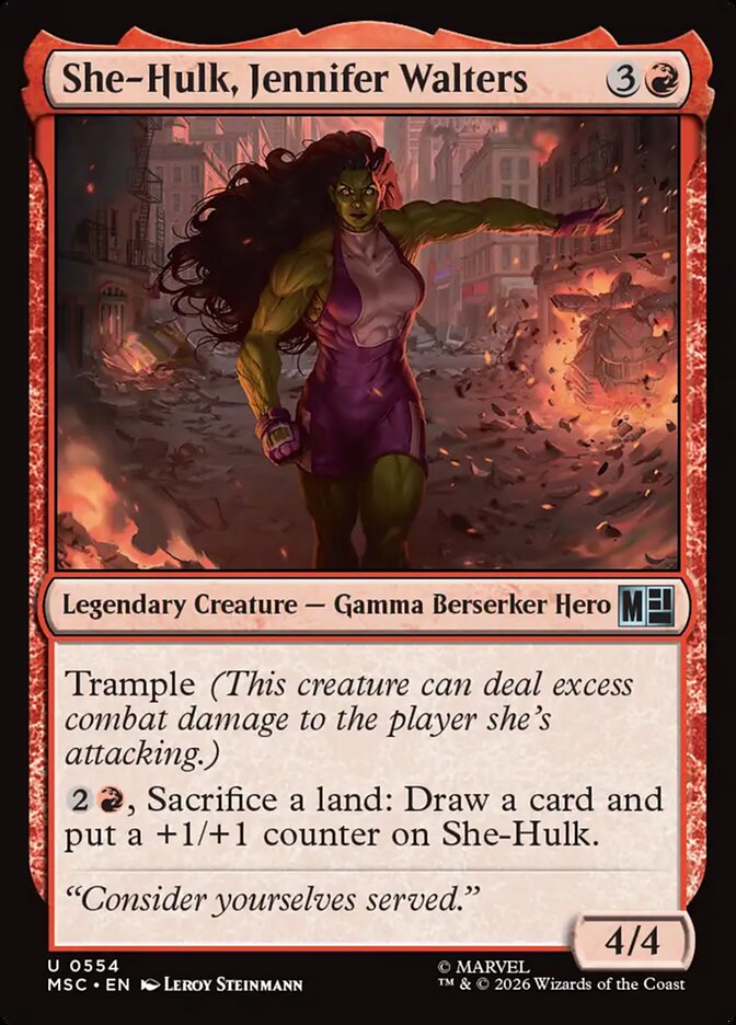 She-Hulk, Jennifer Walters - carta Magic The Gathering