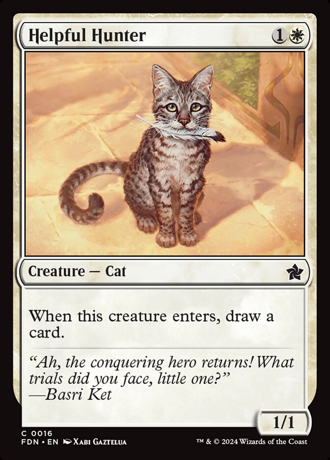 Helpful Hunter - carta Magic The Gathering