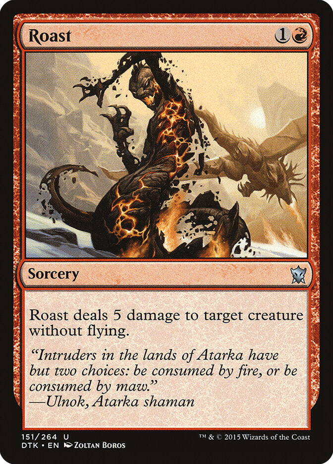 Roast - carta Magic The Gathering