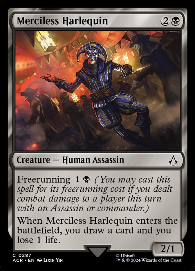 Merciless Harlequin - carta Magic The Gathering