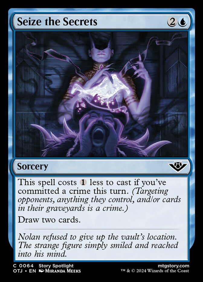 Seize the Secrets - carta Magic The Gathering