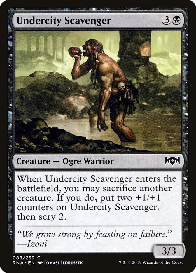 Undercity Scavenger - carta Magic The Gathering