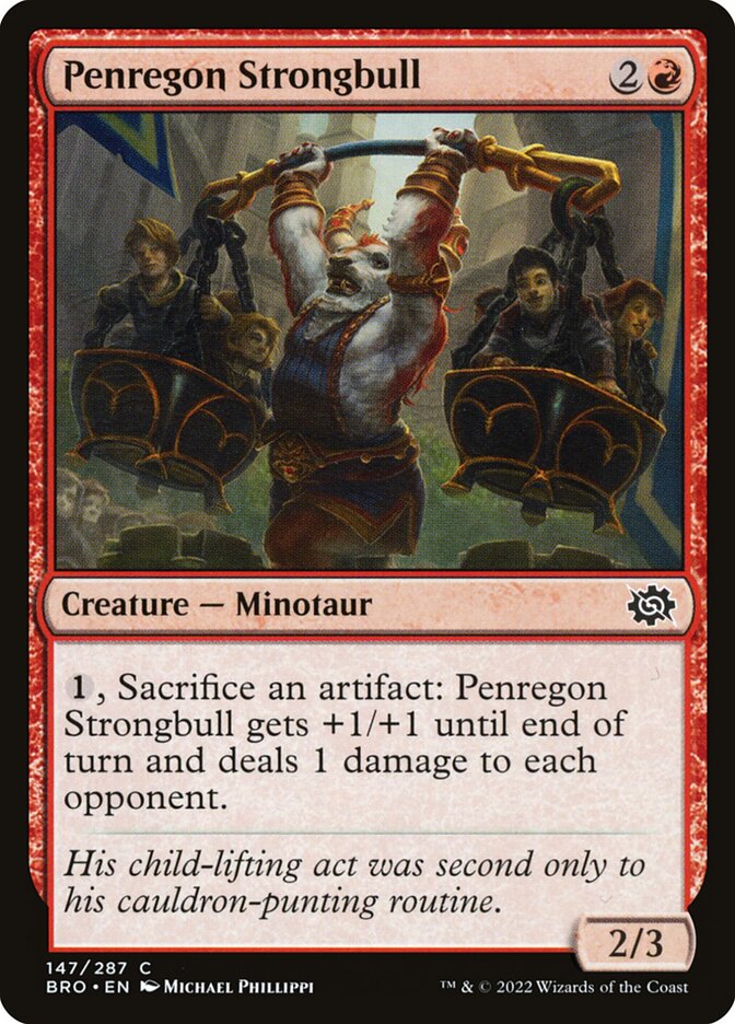 Penregon Strongbull - carta Magic The Gathering