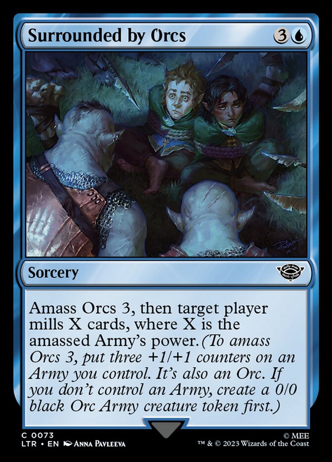 Surrounded by Orcs - carta Magic The Gathering