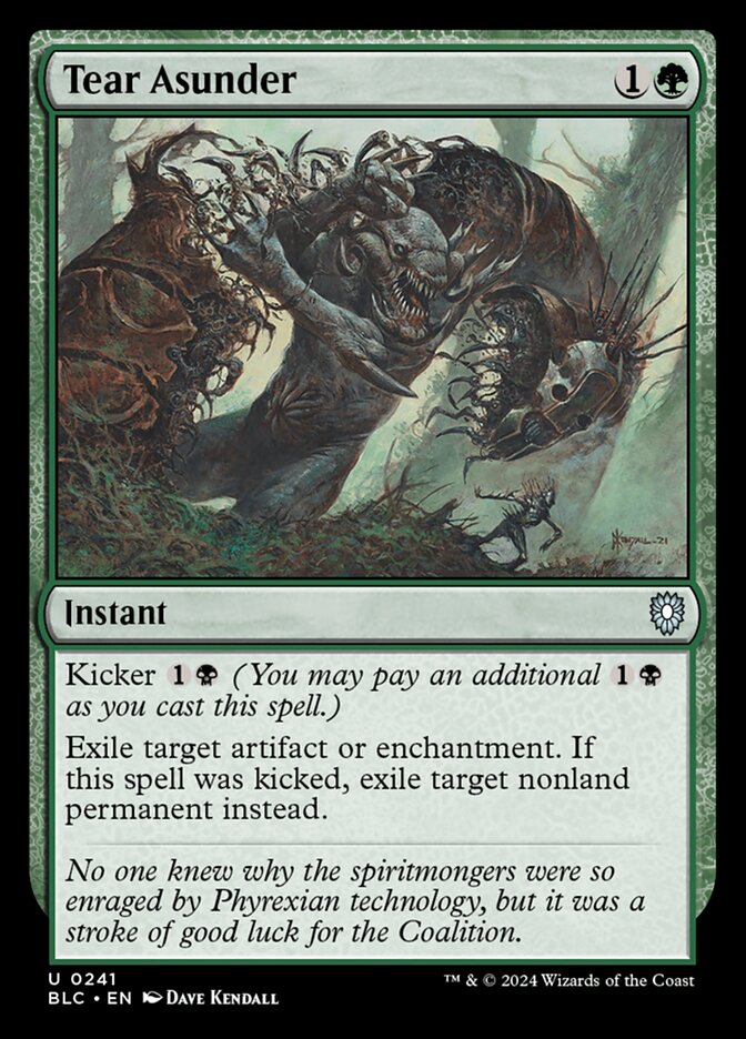 Tear Asunder - carta Magic The Gathering