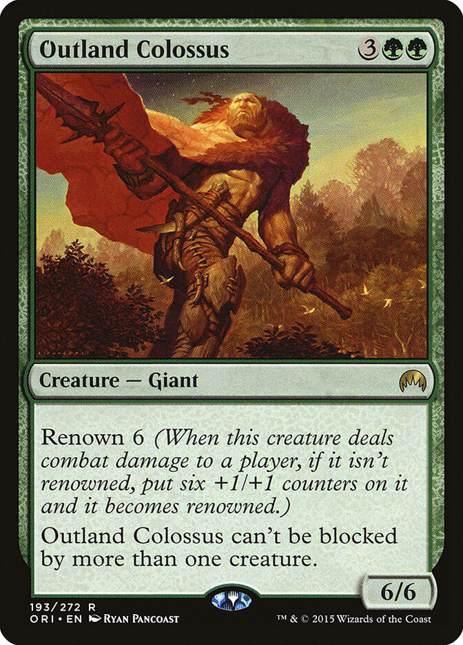 Outland Colossus - carta Magic The Gathering