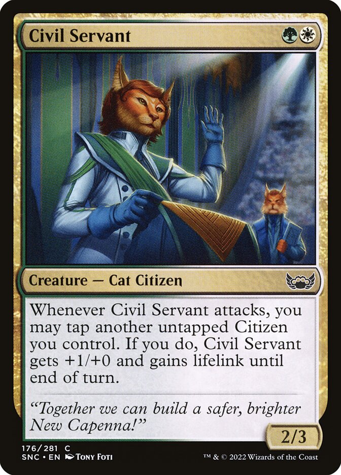 Civil Servant - carta Magic The Gathering
