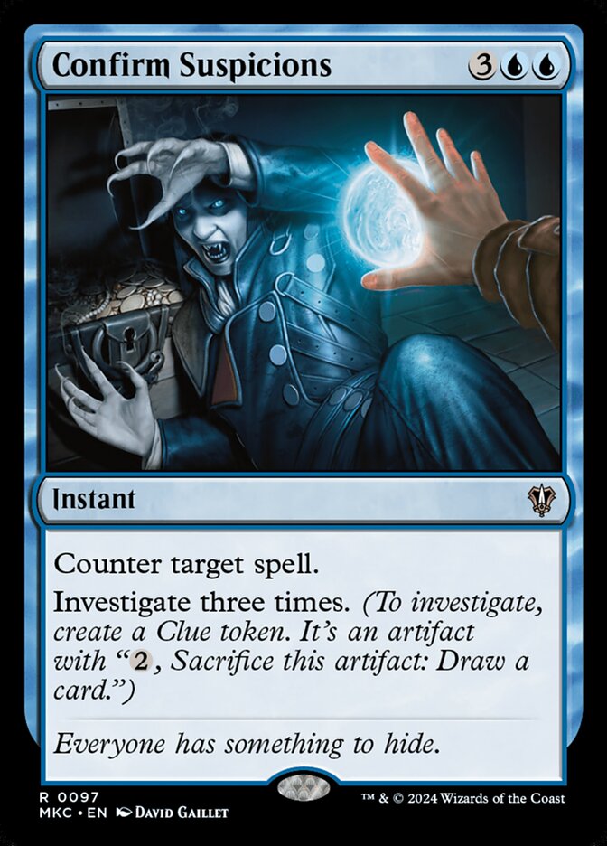 Confirm Suspicions - carta Magic The Gathering
