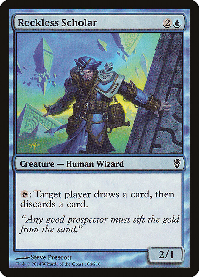 Reckless Scholar - carta Magic The Gathering