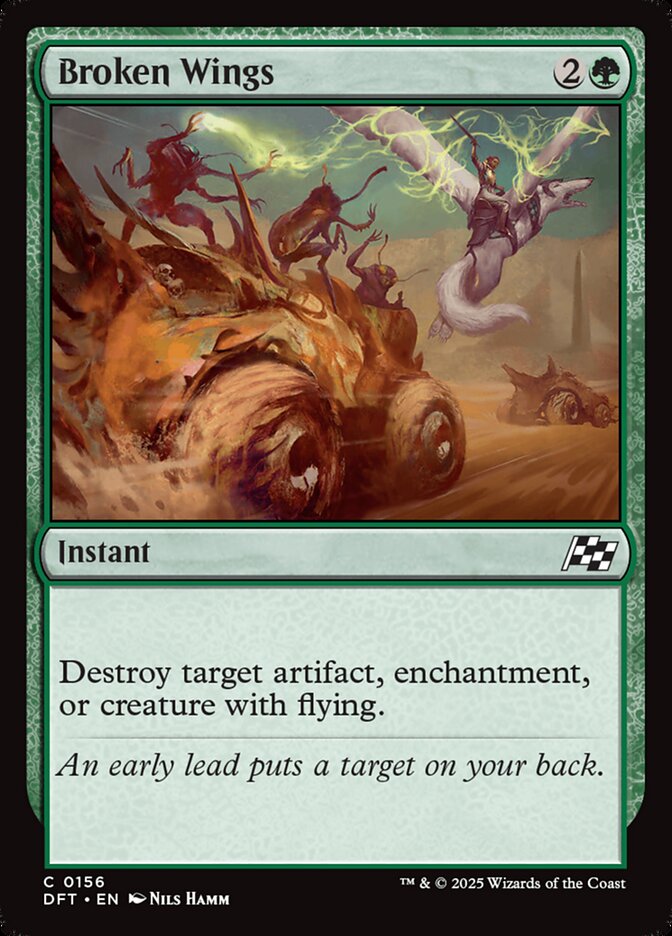 Broken Wings - carta Magic The Gathering