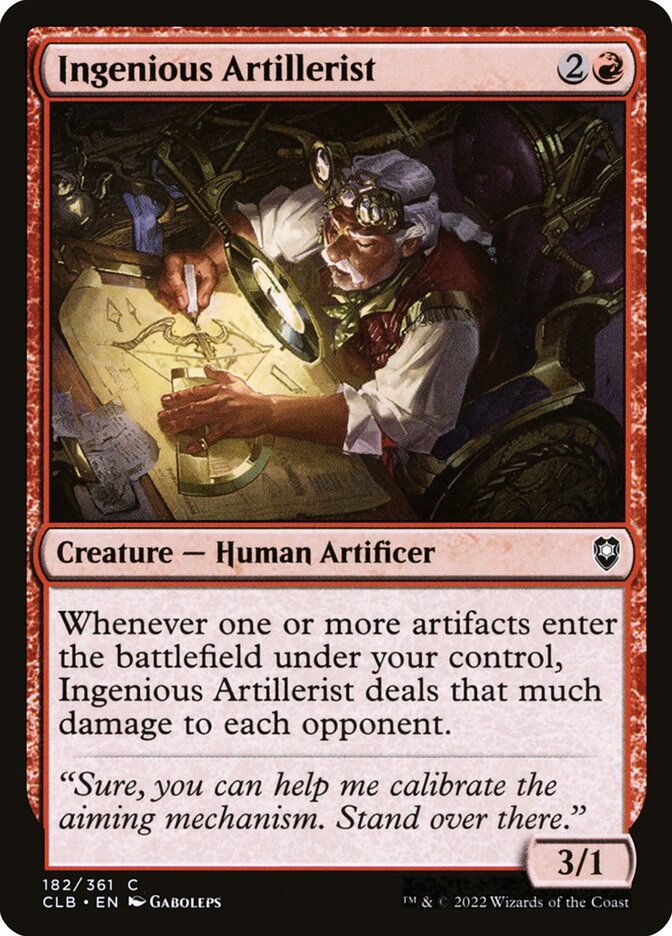 Ingenious Artillerist - carta Magic The Gathering