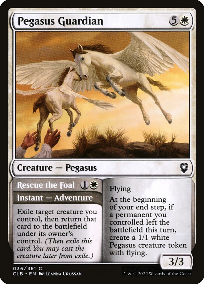 Pegasus Guardian // Rescue the Foal - carta Magic The Gathering