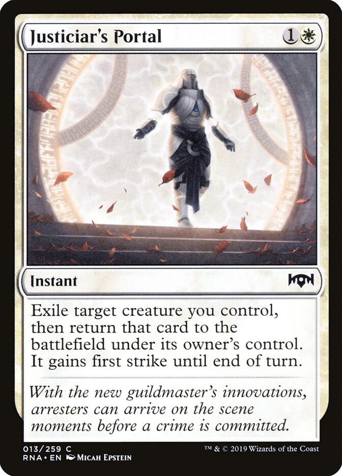 Justiciar's Portal - carta Magic The Gathering