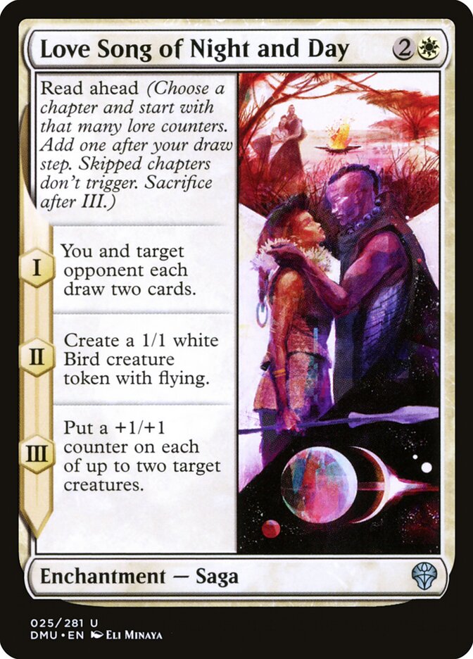 Love Song of Night and Day - carta Magic The Gathering