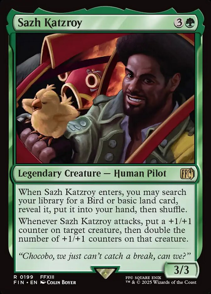 Sazh Katzroy - carta Magic The Gathering