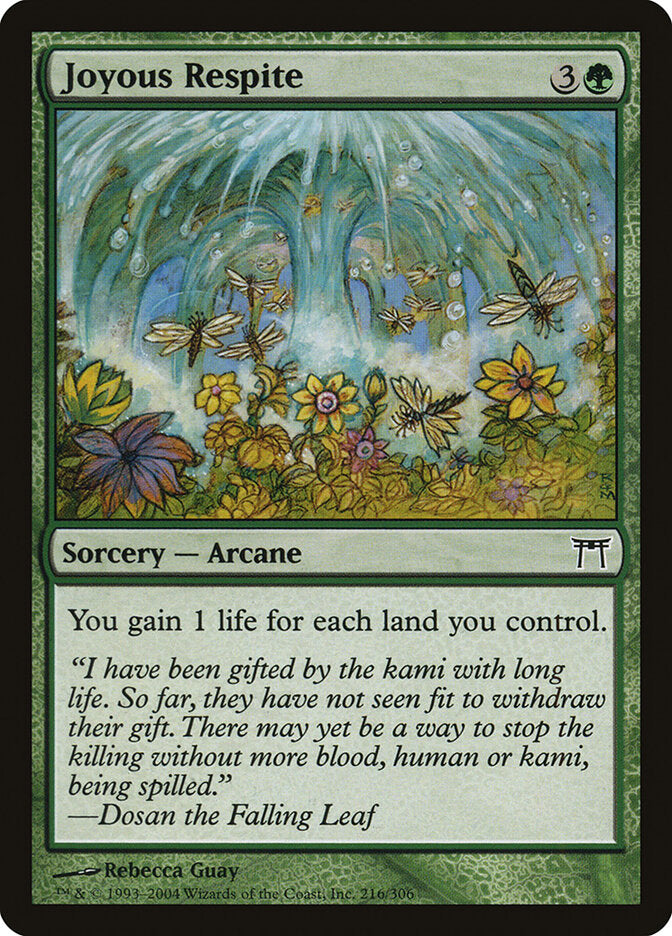 Joyous Respite - carta Magic The Gathering