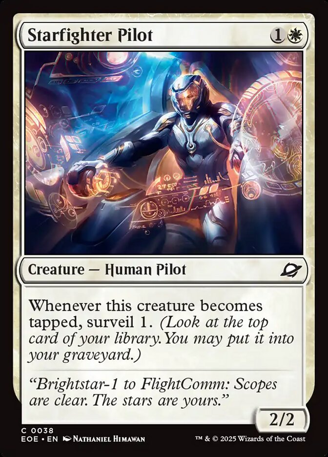 Starfighter Pilot - carta Magic The Gathering