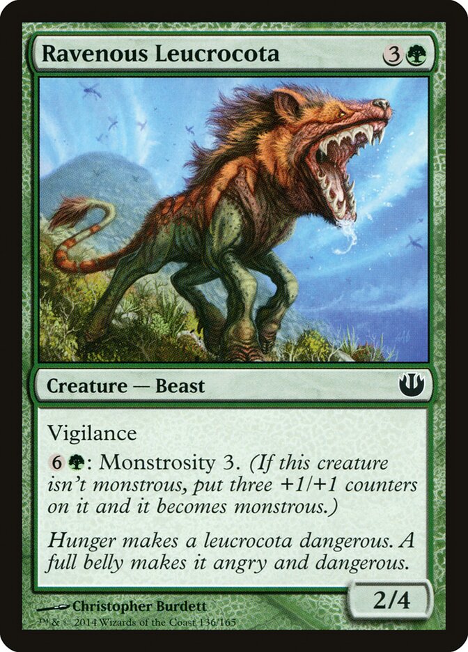 Ravenous Leucrocota - carta Magic The Gathering