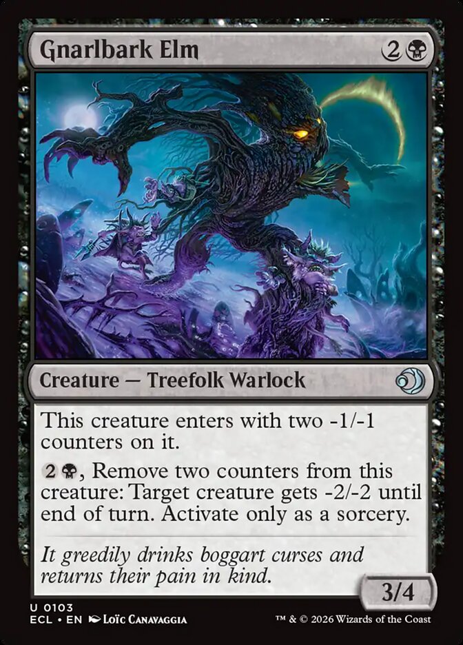 Gnarlbark Elm - carta Magic The Gathering