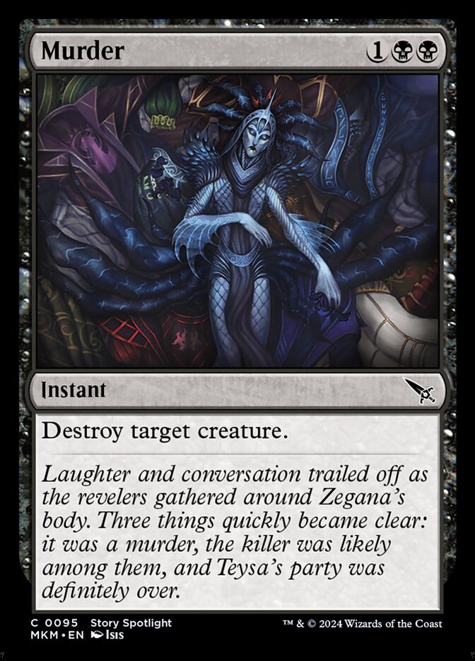 Murder - carta Magic The Gathering