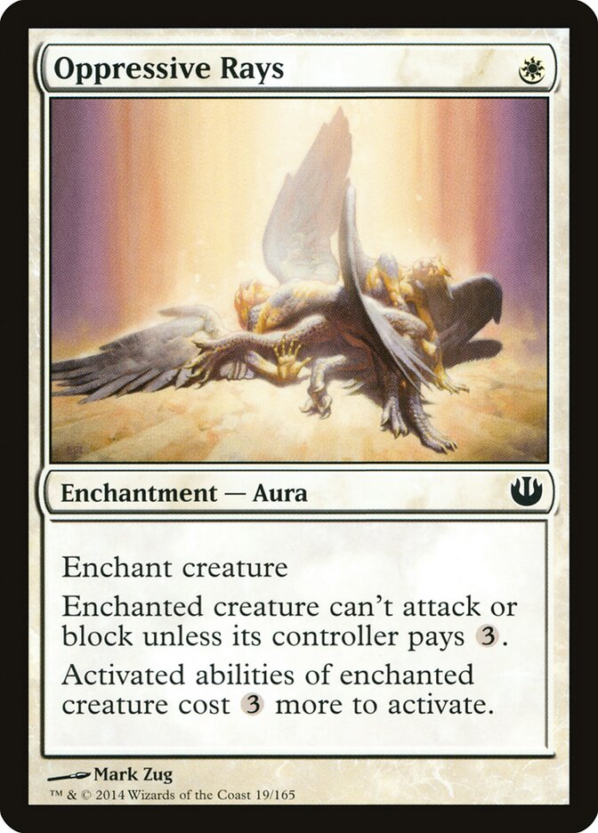 Oppressive Rays - carta Magic The Gathering