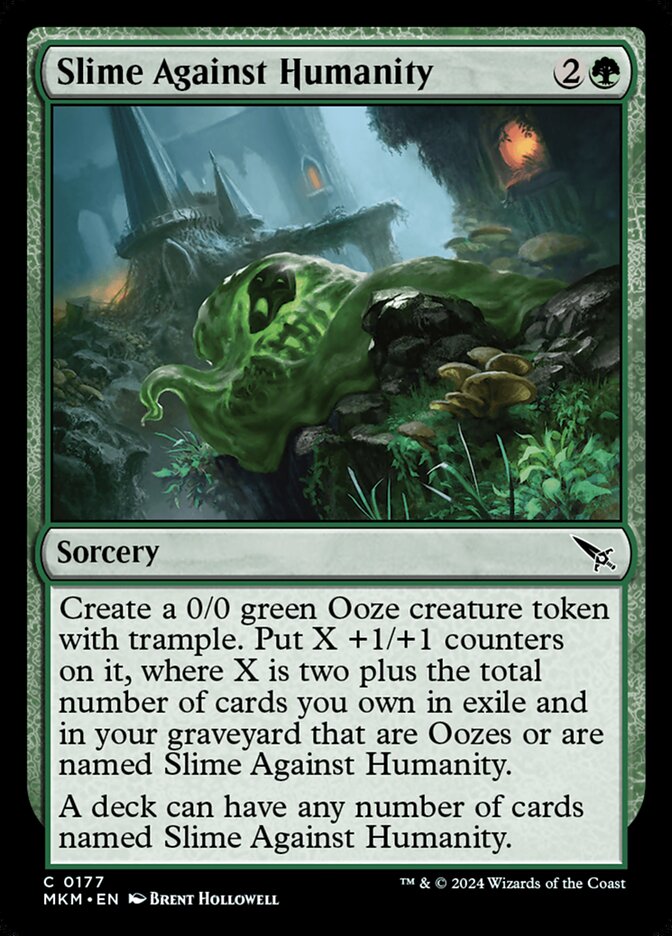 Slime Against Humanity - carta Magic The Gathering