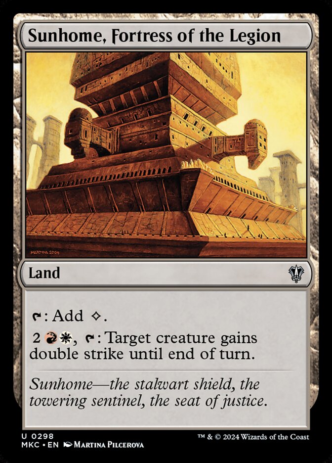 Sunhome, Fortress of the Legion - carta Magic The Gathering