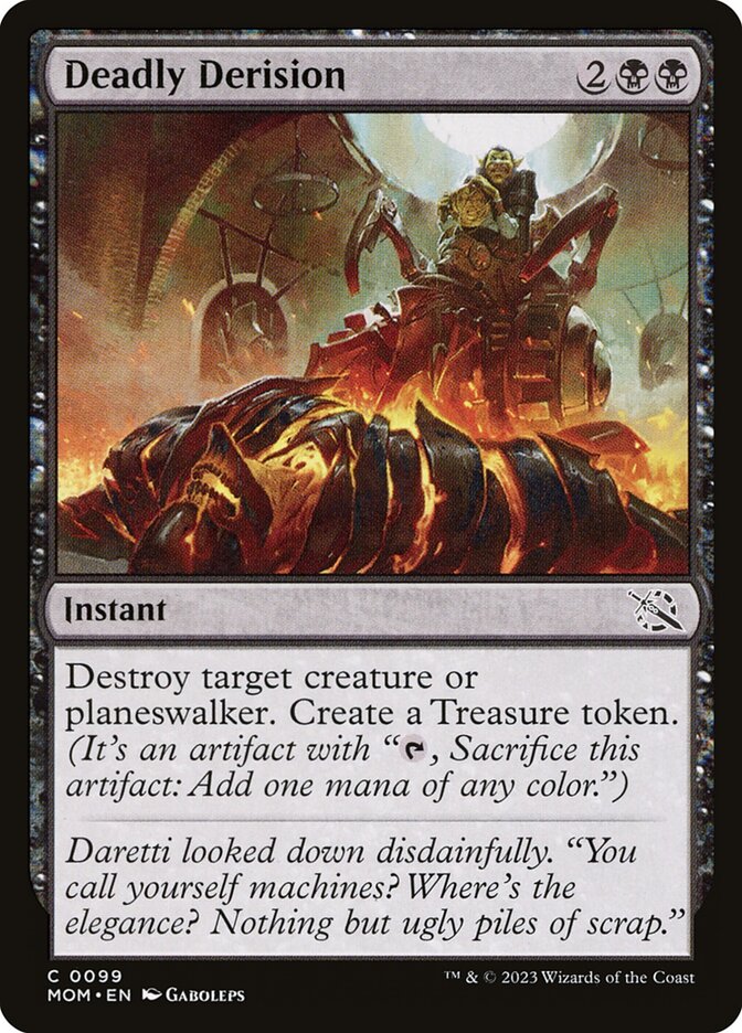 Deadly Derision - carta Magic The Gathering