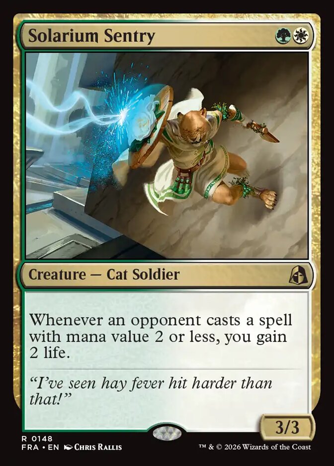 Solarium Sentry - carta Magic The Gathering