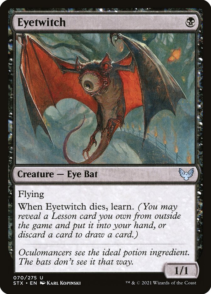 Eyetwitch - carta Magic The Gathering
