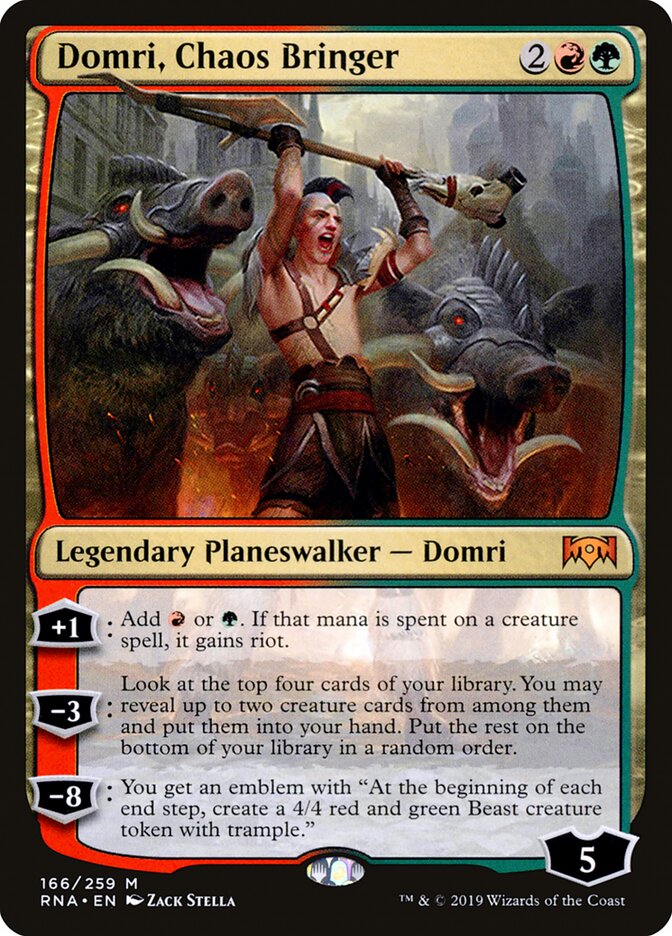 Domri, Chaos Bringer - carta Magic The Gathering