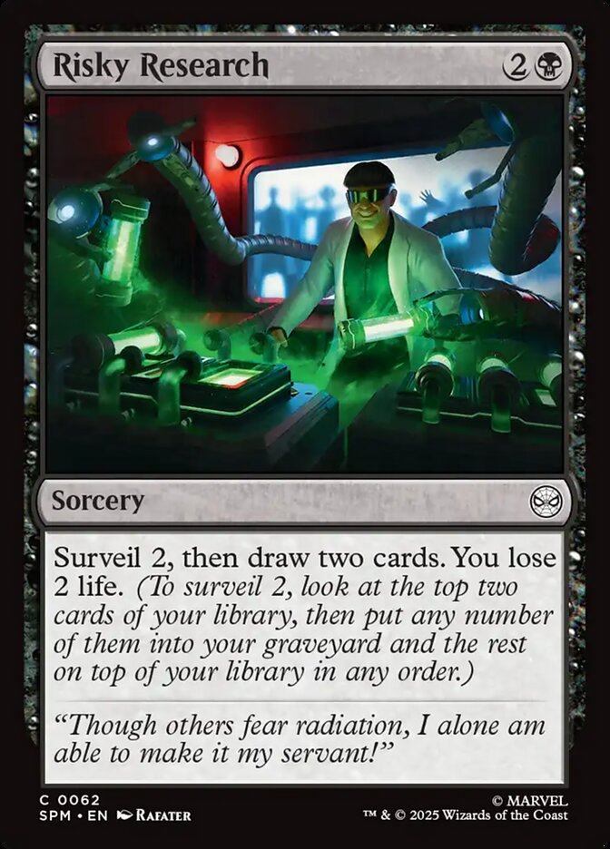 Risky Research - carta Magic The Gathering