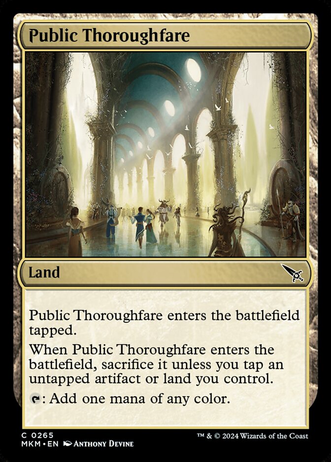 Public Thoroughfare - carta Magic The Gathering