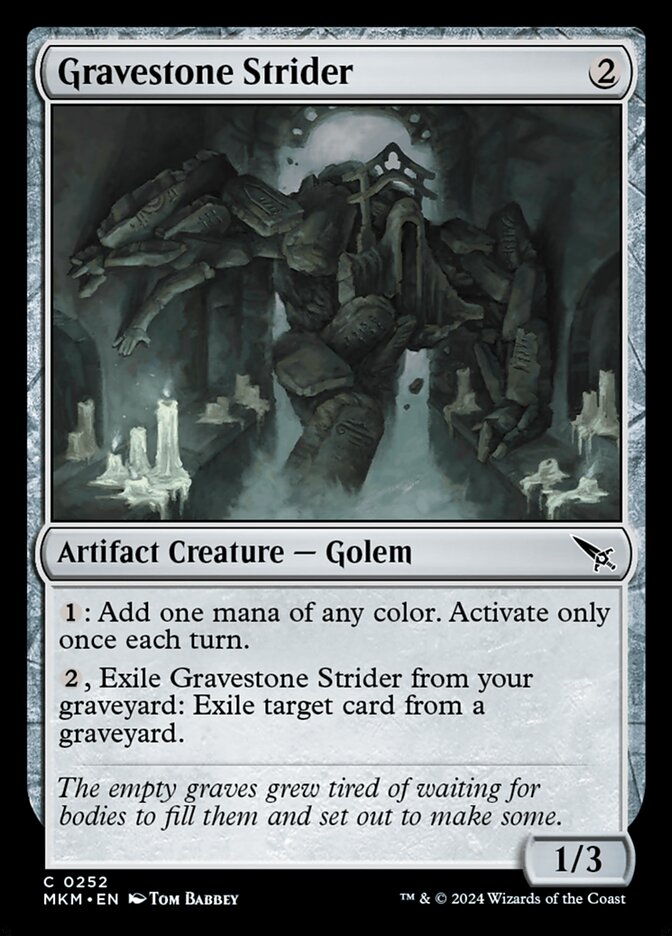 Gravestone Strider - carta Magic The Gathering