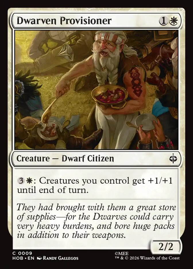 Dwarven Provisioner - carta Magic The Gathering