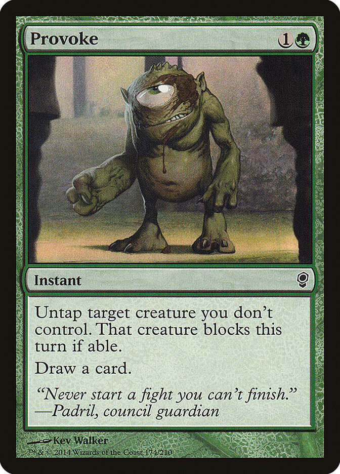 Provoke - carta Magic The Gathering