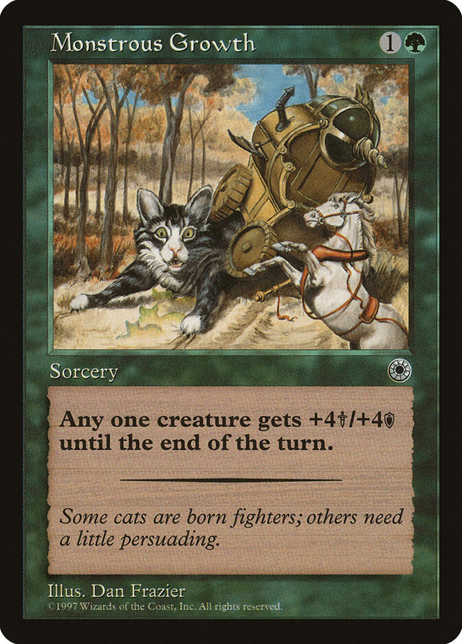 Monstrous Growth - carta Magic The Gathering