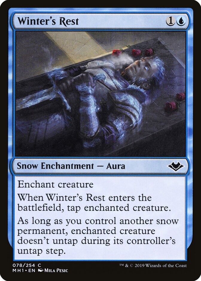 Winter's Rest - carta Magic The Gathering