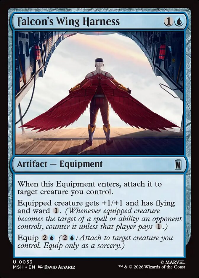 Falcon's Wing Harness - carta Magic The Gathering