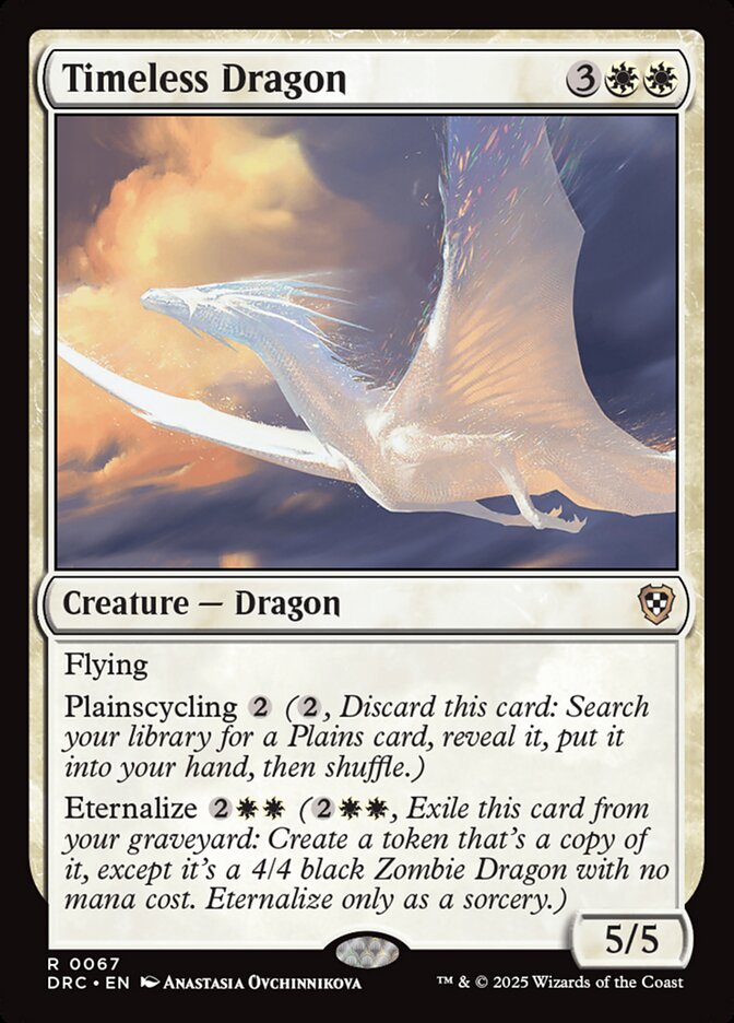 Timeless Dragon - carta Magic The Gathering