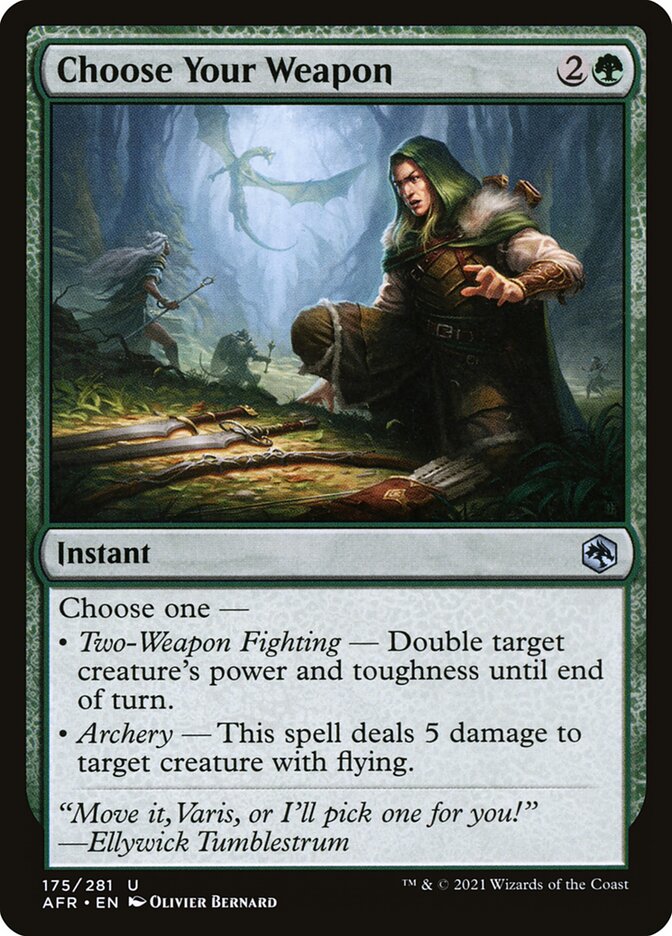 Choose Your Weapon - carta Magic The Gathering
