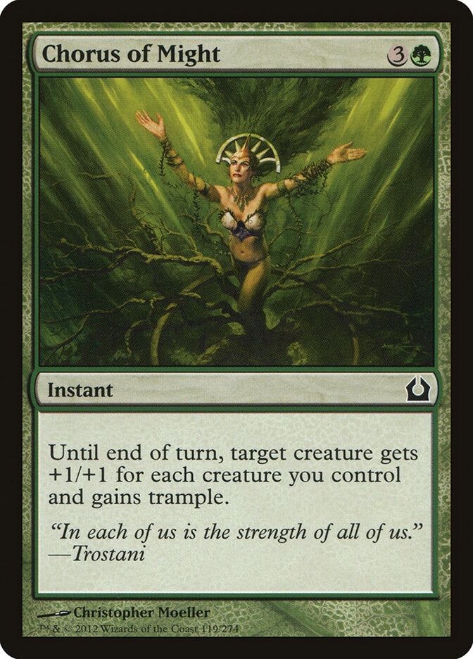 Chorus of Might - carta Magic The Gathering