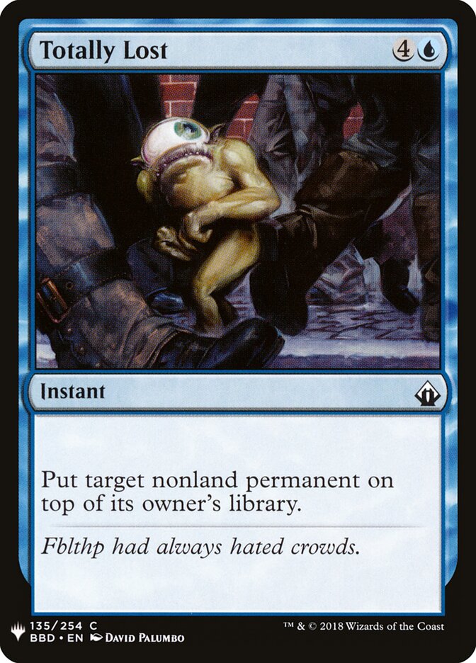 Totally Lost - carta Magic The Gathering