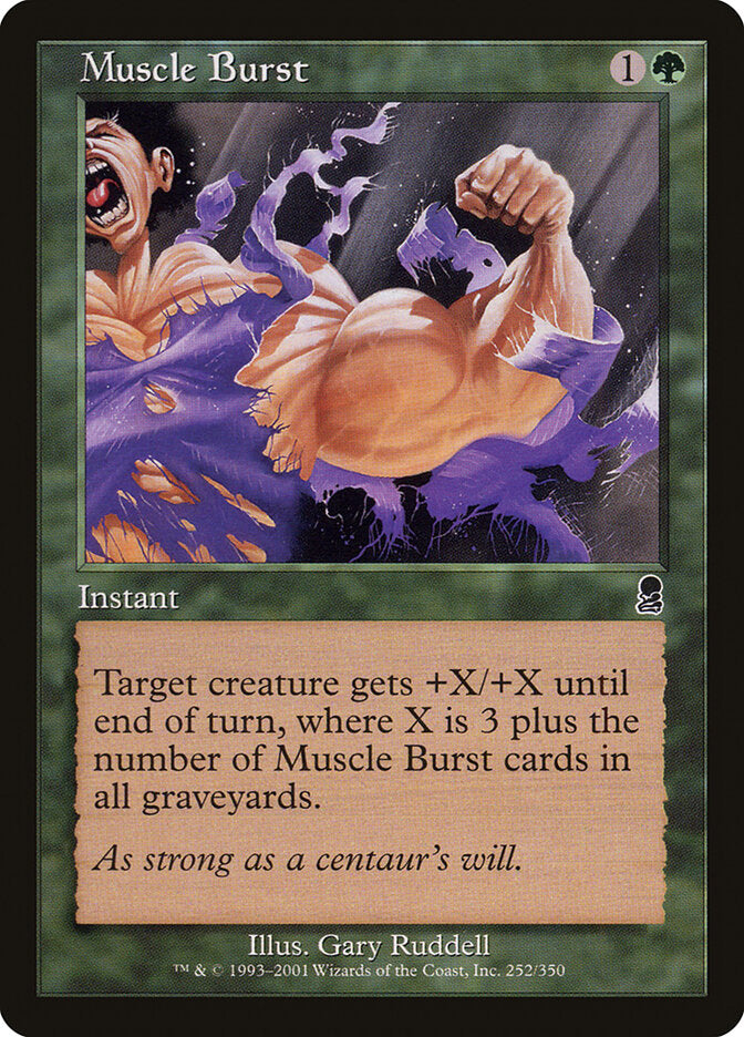 Muscle Burst - carta Magic The Gathering
