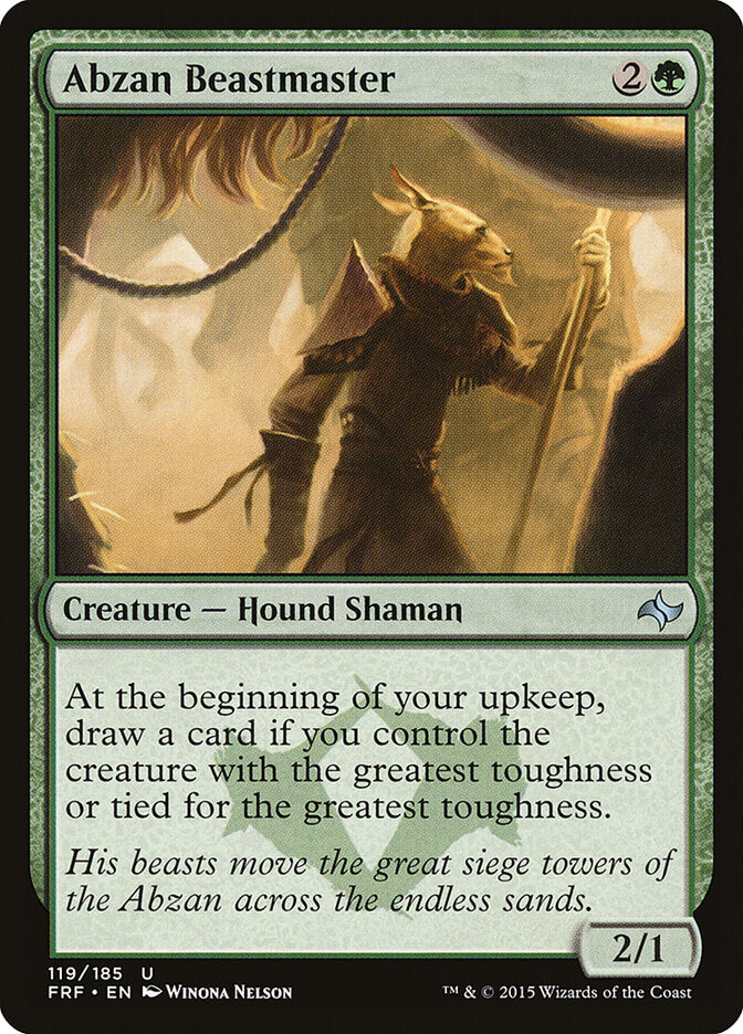 Abzan Beastmaster - carta Magic The Gathering