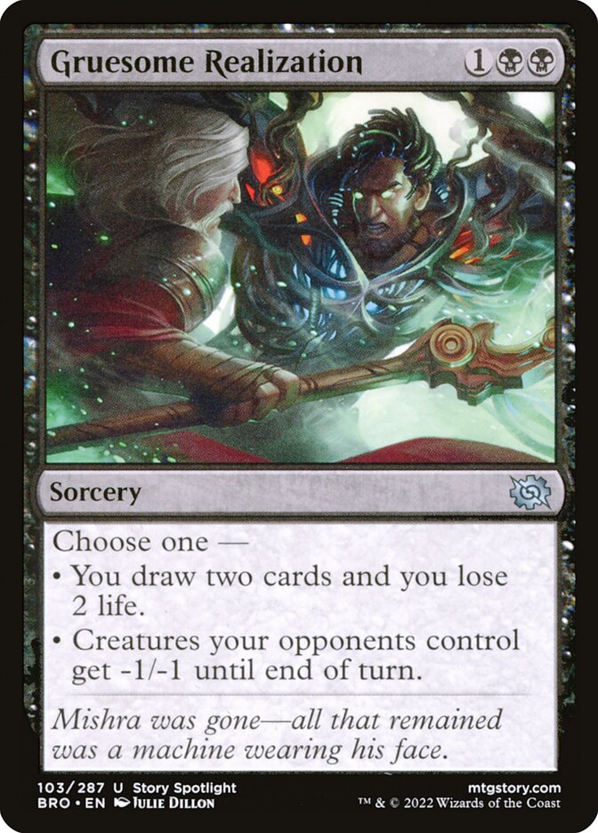 Gruesome Realization - carta Magic The Gathering