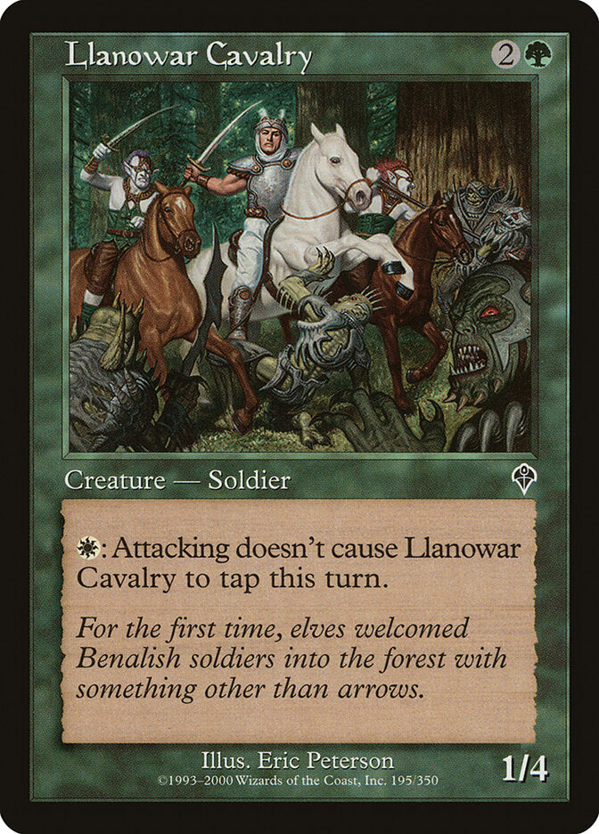 Llanowar Cavalry - carta Magic The Gathering